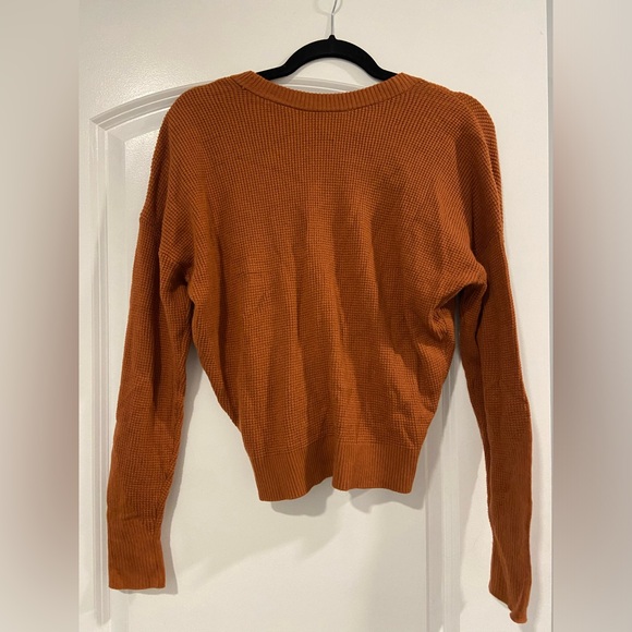 Women’s splendid orange thermal wrap top size XS - Picture 3 of 3